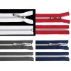 Spirálový zip No 7 délka 75 cm se stříbrnými zoubky (Varianta 330 modrá tmavá, Balení 1 ks)