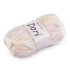 Pletací mohérová příze s nopky Dori 100 g (Varianta 1 (F004) béžová světlá, Balení 1 ks)