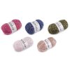 Pletací příze mohérová Rainbow 100 g (Varianta 1 (21-5) multikolor, Balení 1 ks)