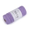 Bavlněná pletací příze macrame Naty Ø3 mm rozčesávací (Varianta 2 režná světlá, Balení 1 ks)