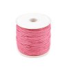 Šňůra bavlněná Ø1 mm voskovaná (Varianta 5 červená jahoda, Balení 1 ks)