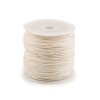 Šňůra bavlněná Ø0,8 mm voskovaná (Varianta 2 režná světlá, Balení 1 ks)