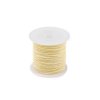 Šnůrka PES kroucená Ø1 mm voskovaná (Varianta 1 Off White, Balení 1 ks)