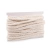 Oděvní šňůra na vak Ø10 mm splétaná (Varianta 1 režná světlá, Balení 1 m)