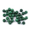 Malachit syntetický, minerální korálky Ø8 mm