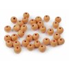 Dřevěné korálky Ø10 mm (Varianta 6 bílá, Balení 20 g)
