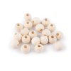 Dřevěné korálky nelakované Ø18 mm