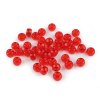 Plastové korálky s velkým průvlekem 9x6 mm (Varianta 5 červená, Balení 20 g)