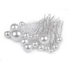 Sada ozdobných vlásenek s perlami v mixu velikostí