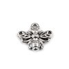 Kovový přívěsek / taháček na zip mini včelka 13x11 mm