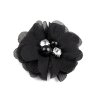 Květ Ø5 cm s kamínky (Varianta 5 černá, Balení 10 ks)