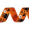 Rypsová stuha Halloween šíře 25 mm (Varianta 1 bílá pavouk, Balení 1 m)