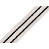 Bavlněný oboustranný popruh šíře 38 mm (Varianta 2 režná světlá, Balení 1 m)