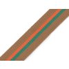 Oboustranný popruh šíře 38 mm (Varianta 1 černá béžová, Balení 1 m)