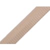 Hladký oboustranný popruh s leskem šíře 25 mm (Varianta 1 Off White, Balení 1 m)