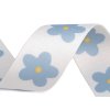 Hladký oboustranný popruh šíře 38 mm (Varianta 1 Off White modrá světlá, Balení 1 m)