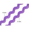 Hadovka - vlnovka šíře 5 mm (Varianta 5 červená, Balení 30 m)