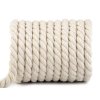 Bavlněná šňůra kroucená Ø12 mm macrame (Varianta 1 režná světlá, Balení 10 m)
