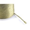 Kroucená šňůra Ø1,5 mm s kovovým vláknem (Varianta zlatá, Balení 30 m)