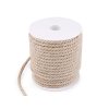 Kroucená šňůra dvoubarevná Ø6 mm macrame (Varianta 1 (C 12) režná, Balení 25 m)