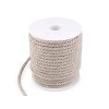 Kroucená šňůra dvoubarevná Ø6 mm macrame (Varianta 1 (C 12) režná, Balení 25 m)