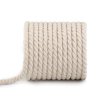Bavlněná šňůra kroucená Ø8 mm macrame (Varianta 1 režná, Balení 20 m)