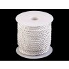 Šňůra kroucená Ø5 mm (Varianta 1 bílá mléčná, Balení 20 m)
