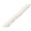 Oděvní / dekorační kožešinový proužek plochý, řezaný šíře 1,5 cm (Varianta 2 krémová světlá, Balení 1 m)