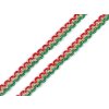 Vánoční leonský prýmek šíře 10 a 12 mm (Varianta 1 (10 mm) multikolor, Balení 13.5 m)
