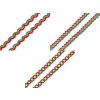 Vánoční leonský prýmek šíře 10 a 12 mm (Varianta 1 (10 mm) multikolor, Balení 13.5 m)
