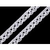 Bavlněná krajka paličkovaná šíře 10; 14 mm (Varianta 1 (10 mm) bílá, Balení 22.5 m)