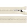 Kostěný zip No 5 délka 30 cm s ozdobným jezdcem (Varianta 101 bílá, Balení 1 ks)
