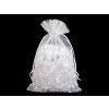 Dárkový pytlík 17x23 cm organza (Varianta 1 bílá, Balení 10 ks)