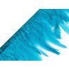 Prýmek - kohoutí peří 8-12 cm (Varianta 7 modrá temná, Balení 1 m)
