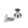 Sedlářský nýt šroubovací Ø6 mm (Varianta 3 (14 mm) nikl, Balení 10 pár)