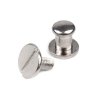 Sedlářský nýt šroubovací Ø6 mm (Varianta 1 (9 mm) nikl, Balení 10 pár)