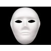 Maska na obličej k domalování (Varianta 2 bílá pánská, Balení 1 ks)
