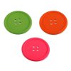 Silikonová podložka knoflík Ø9 cm (Varianta 4 zelená sv., Balení 1 ks)