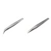 Kovová pinzeta rovná, zahnutá, 12,5 cm (Varianta 2 nikl rovná, Balení 1 ks)