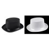 Dekorační klobouk / cylindr k dozdobení (Varianta 2 černá, Balení 1 ks)