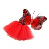 Karnevalový kostým - motýl (Varianta 6 červená, Balení 1 sada)