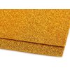 Pěnová guma Moosgummi s glitry 20x30 cm (Varianta 2 stříbrná, Balení 2 ks)