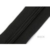 Zip spirálový krytý No 5 metráž reflexní (Varianta černá, Balení 1 m)