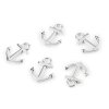 Přívěsek kotva 14x18 mm (Varianta 3 (24x29 mm) stříbrná, Balení 5 ks)