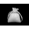 Dárkový pytlík 7x9 cm organza (Varianta 1 bílá, Balení 5 ks)