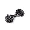 Ozdobné filigránové zapínání (Varianta 1 nikl černý, Balení 1 pár)