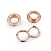 Průchodky s podložkou vnitřní Ø10 mm / vnější Ø17 mm matné (Varianta 2 růžové zlato, Balení 10 pár)