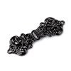 Ozdobné filigránové zapínání (Varianta 1 nikl černý, Balení 1 pár)
