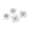 Skryté magnetické zapínání k našití Ø12 mm (Varianta 1 transparent kulaté, Balení 2 pár)