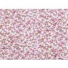 Bavlněná látka drobné květinky (Varianta 1 růžová světlá, Balení 1 m)